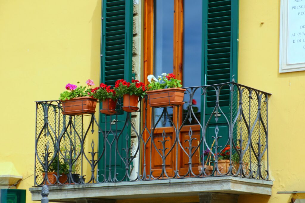 Vibrant Railing Planters